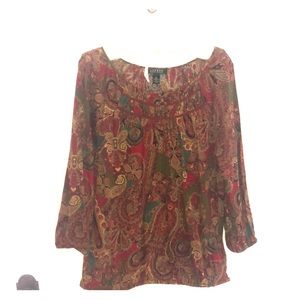 Ralph Lauren paisley shirt